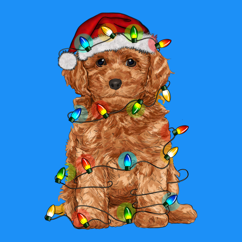 Toy Poodle With Christmas Lights Classic Tee by RanaPortraitStore | Teevron