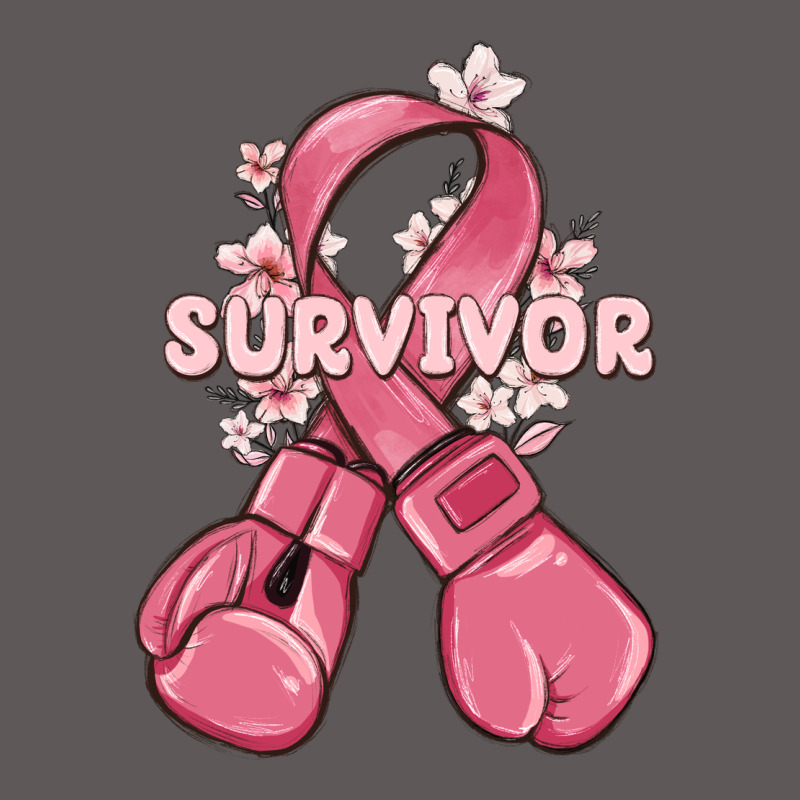Survivor Breast Cancer With Boxing Gloves Premium Hoodie by MaliasSmallBusiness | Teevron