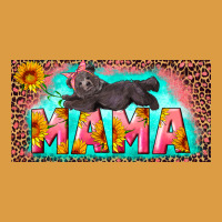 Mama With Baby Bear And Leopard License Plate Urban Heavy Tee | Teevron
