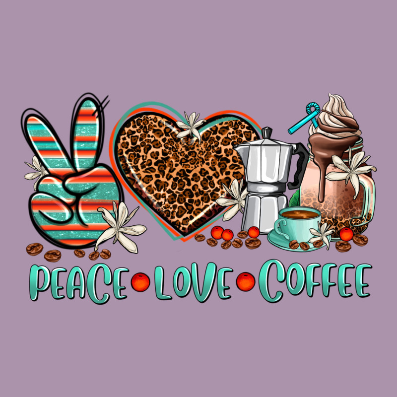 Peace Love Coffee Heavyweight Hoodie by AdoDesignShop | Teevron