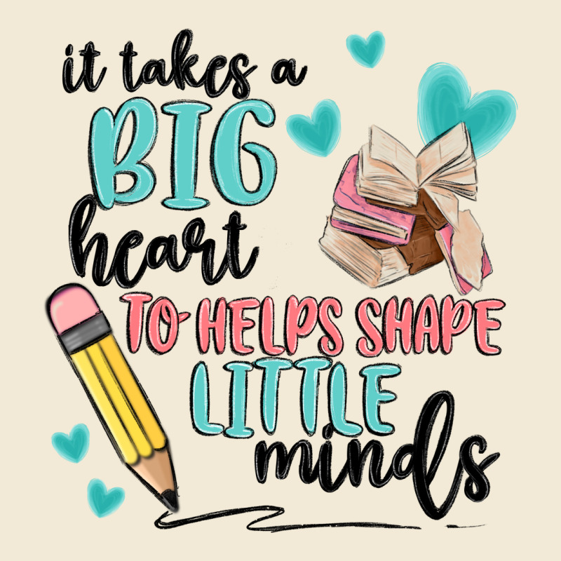 It Takes A Big Hearts To Helps Shape Little Minds Premium Hoodie by MaliasSmallBusiness | Teevron