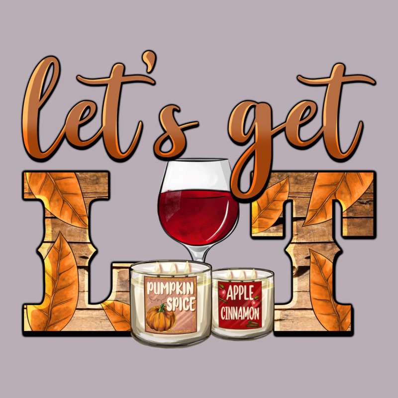 Let's Get Lit Candles Vintage Tee by BarkalooDesign | Teevron