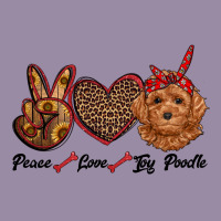 Peace Love Toy Poodle Classic Tee | Teevron