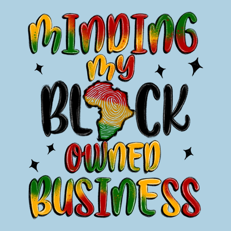 Minding My Black Owned Business Premium Hoodie by MaliasSmallBusiness | Teevron