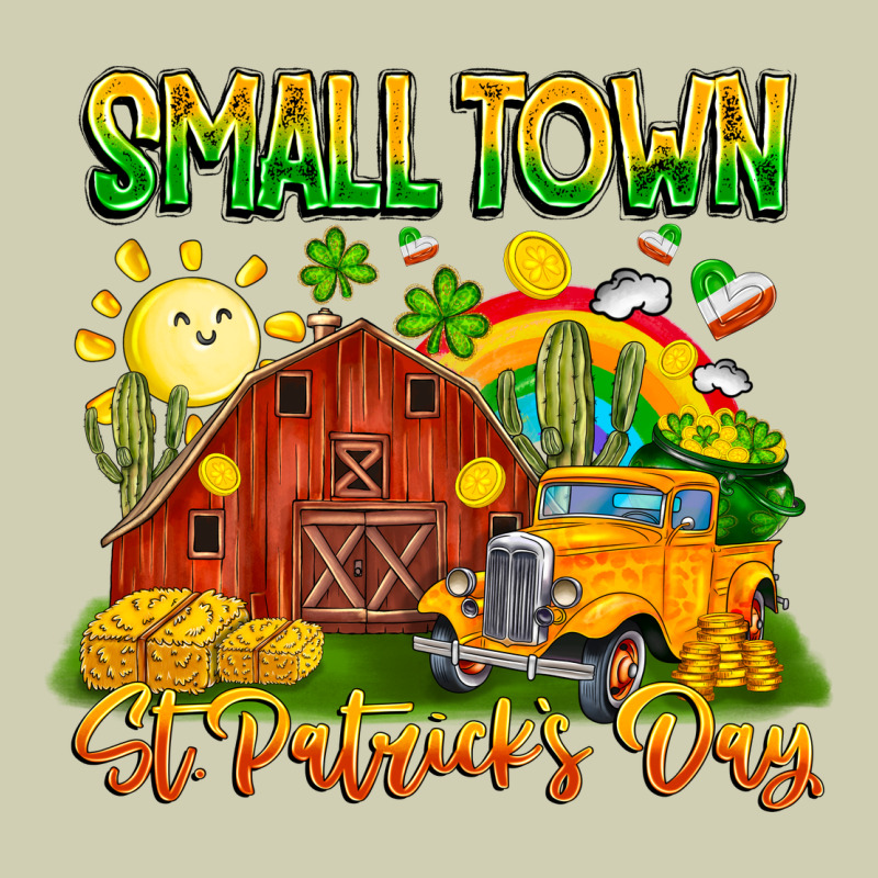 Small Town St Patrick's Day Heavy Core Tee by CowhideDigitalArt | Teevron