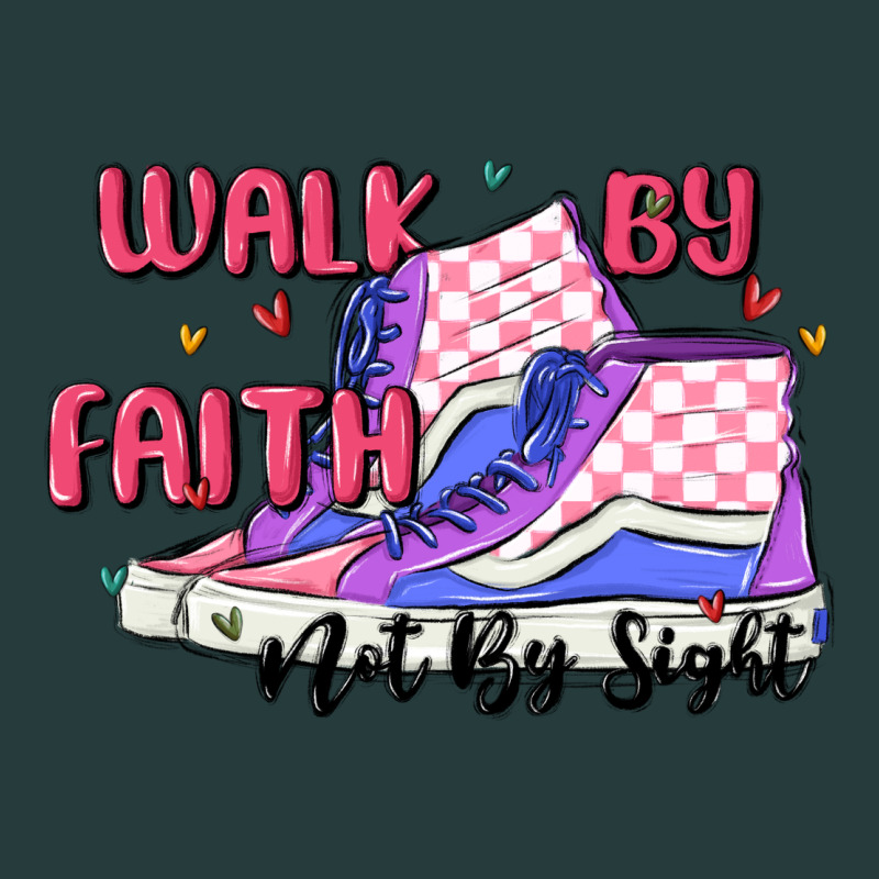Walk By Faith Premium Hoodie by MaliasSmallBusiness | Teevron