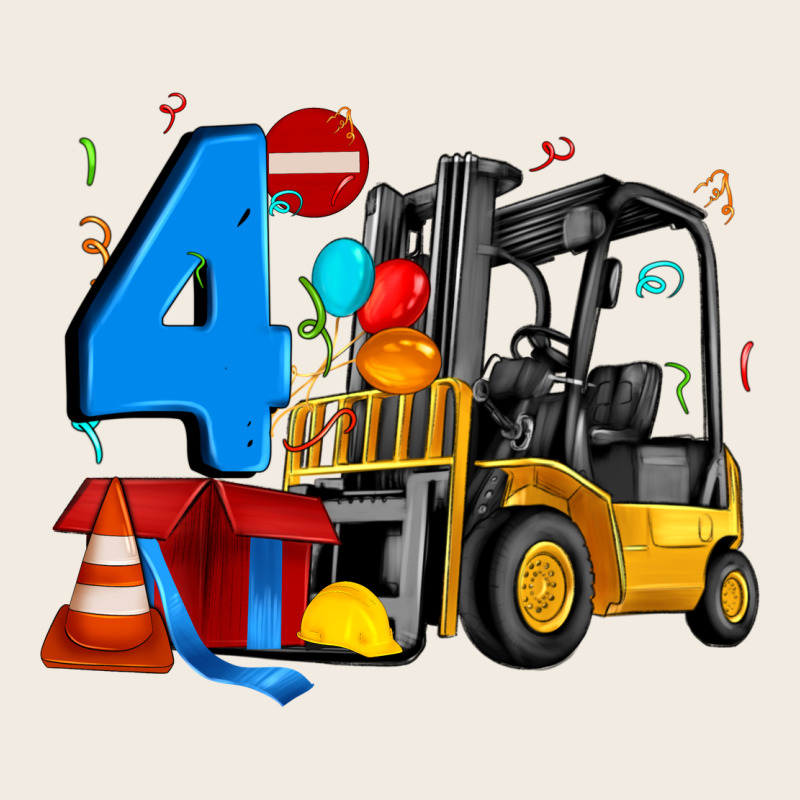 Forklift Birthday Four Premium Sweatshirt by Artiststas | Teevron