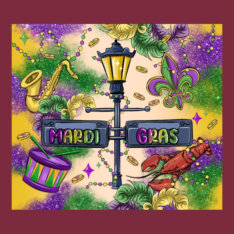 Mardi Gras Street Lights Premium Hoodie by MaliasSmallBusiness | Teevron
