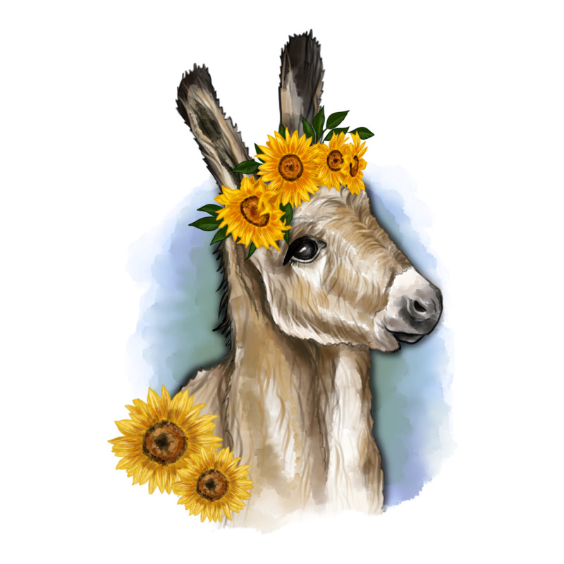 Sunflower Baby Donkey Premium Hoodie by RanaPortraitStore | Teevron