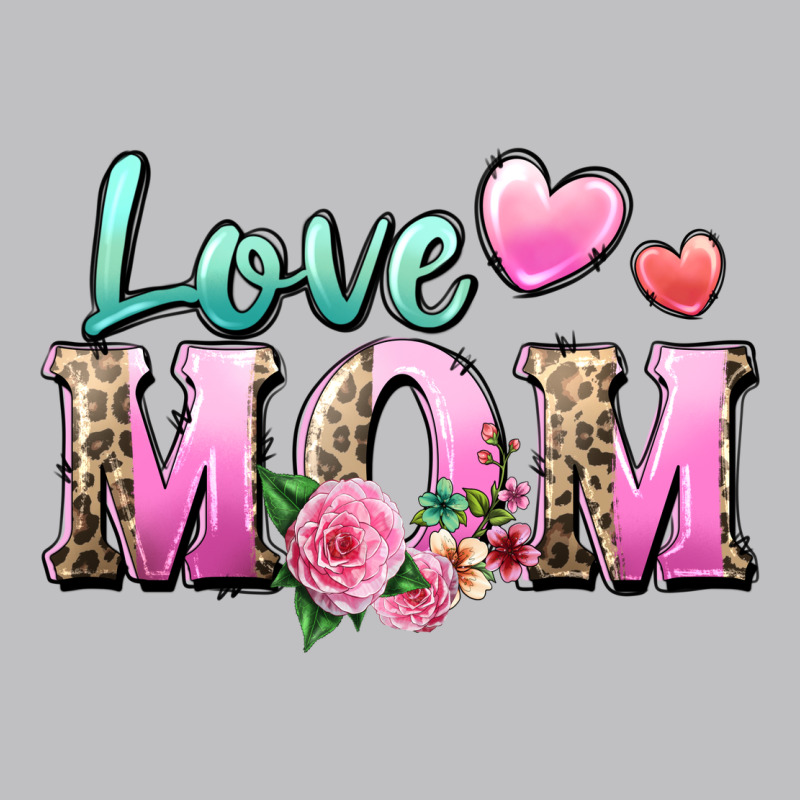 Love Mom Long Sleeve Tee by Zillion Design Studio | Teevron
