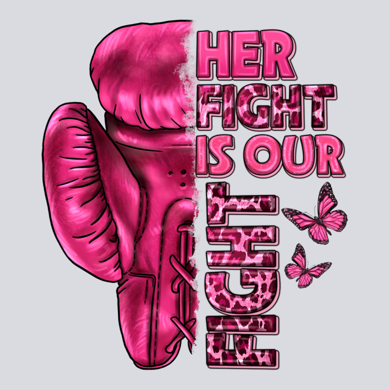 Her Fight Is Our Fight Cancer Zipper Hoodie by texasbilliewilder | Teevron