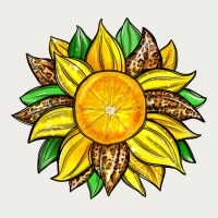 Lemon Sunflower Zipper Hoodie | Teevron