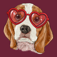 Beagle With Love Glasses Long Sleeve Tee | Teevron