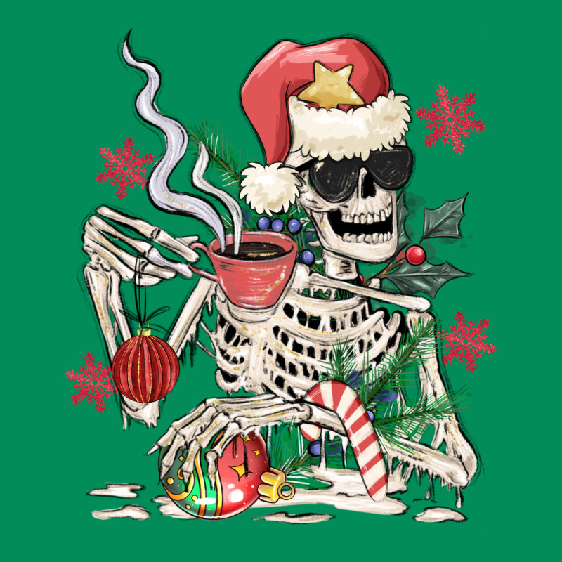 Skeleton Santa Urban Hoodie by MaliasSmallBusiness | Teevron