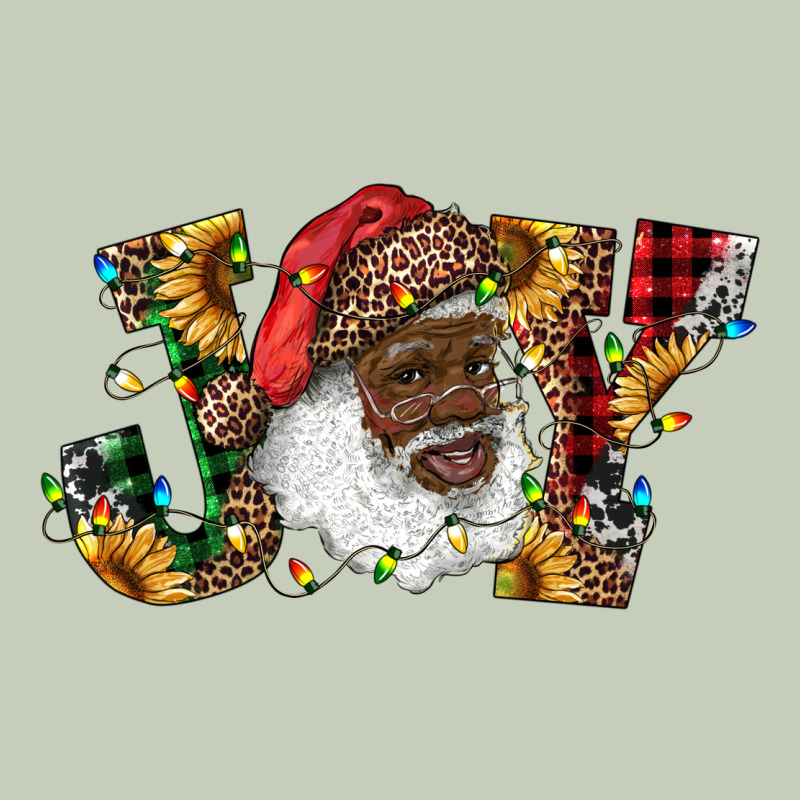 African American Santa Joy With Sunflowers Classic Tee by RanaPortraitStore | Teevron