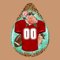 American Football And Western Roses Teardrop Heavyweight Hoodie | Teevron