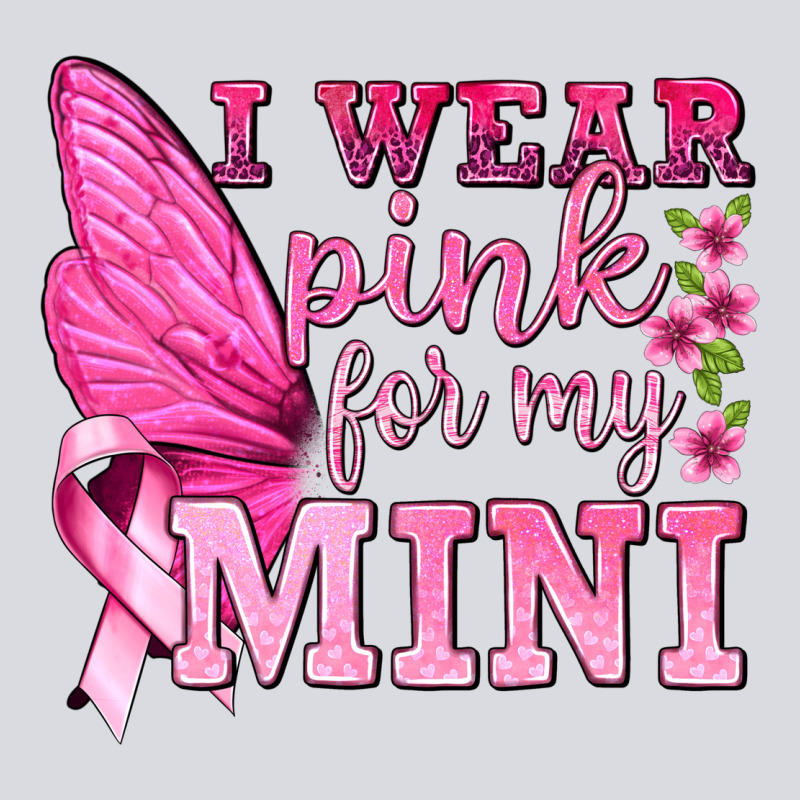 I Wear Pink For My Mini With Butterfly Zipper Hoodie by texasbilliewilder | Teevron