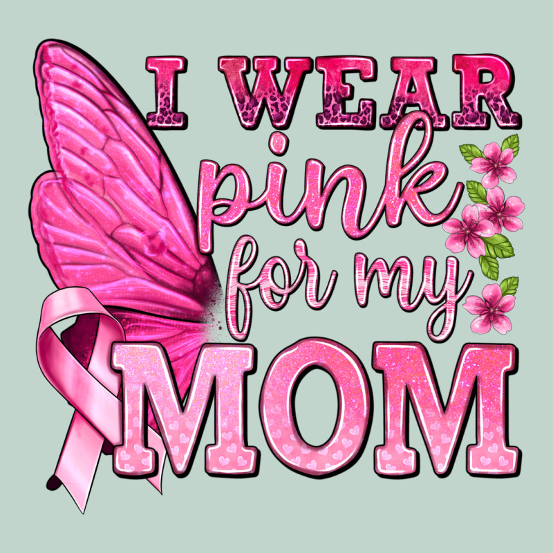I Wear Pink For My Mom With Butterfly Zipper Hoodie by texasbilliewilder | Teevron