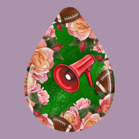 American Football And Western Roses Teardrop Heavyweight Hoodie | Teevron