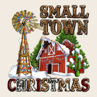 Small Town Christmas With Barn And Cactus Premium Sweatshirt | Teevron