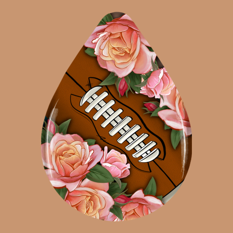 American Football And Western Roses Teardrop Heavyweight Hoodie by BundleAndBundleShop | Teevron