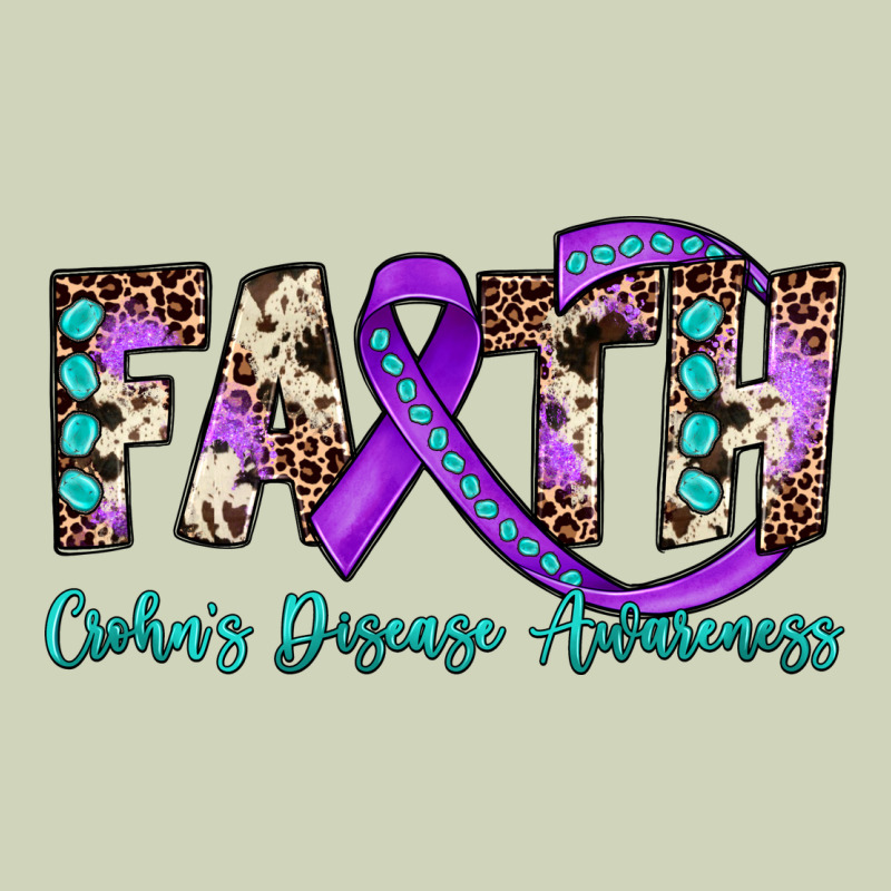 Faith Crohn's Disease Awareness Heavyweight Hoodie by JahusDesignShop | Teevron