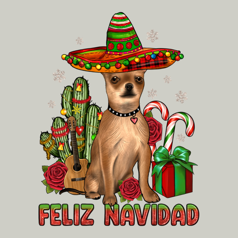 Chihuahua Feliz Navidad Heavyweight Hoodie by JahusDesignShop | Teevron