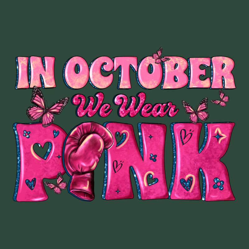 In October We Wear Pink Zipper Hoodie by texasbilliewilder | Teevron
