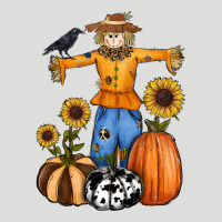 Pumpkin Sunflower Fall Scarecrow Zipper Hoodie | Teevron