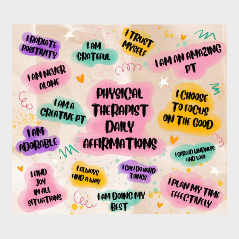 Physical Therapist Daily Affirmations Urban Hoodie by MaliasSmallBusiness | Teevron