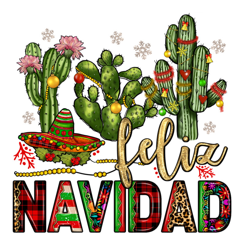 Cactus Feliz Navidad Heavyweight Hoodie by JahusDesignShop | Teevron