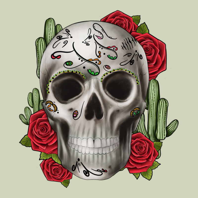 Skull Cactus Heavyweight Hoodie by JahusDesignShop | Teevron