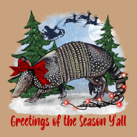 Greetings Of The Season Y'all With Armadillo Vintage Tee | Teevron