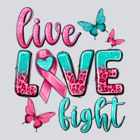 Live Love Fight Breast Cancer Zipper Hoodie | Teevron