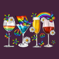 Pride Lgbtq Wine Cups And Glasses Long Sleeve Tee | Teevron