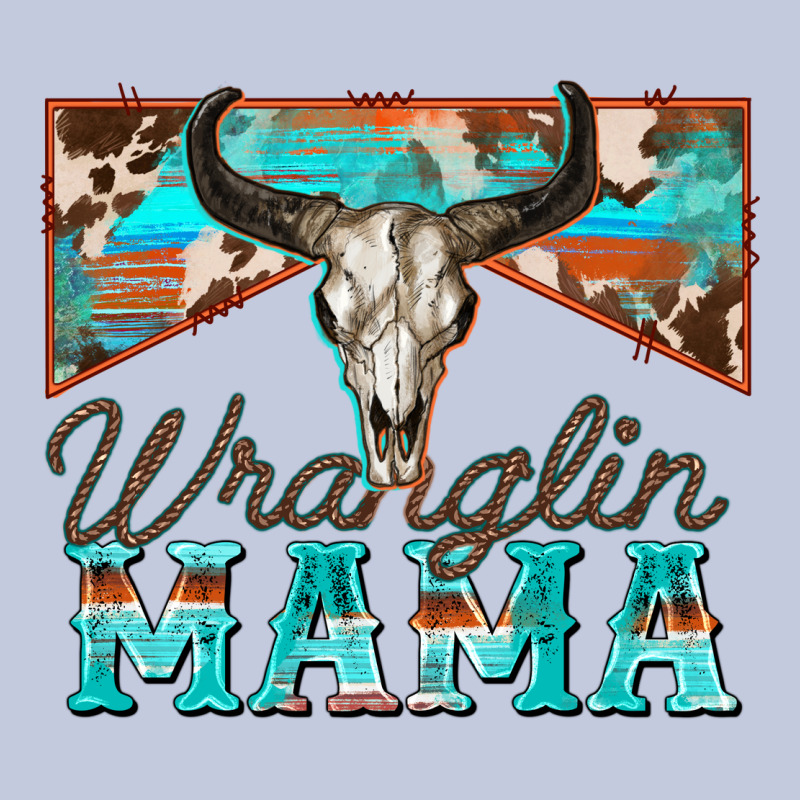 Wranglin Mama Long Sleeve Tee by Zillion Design Studio | Teevron
