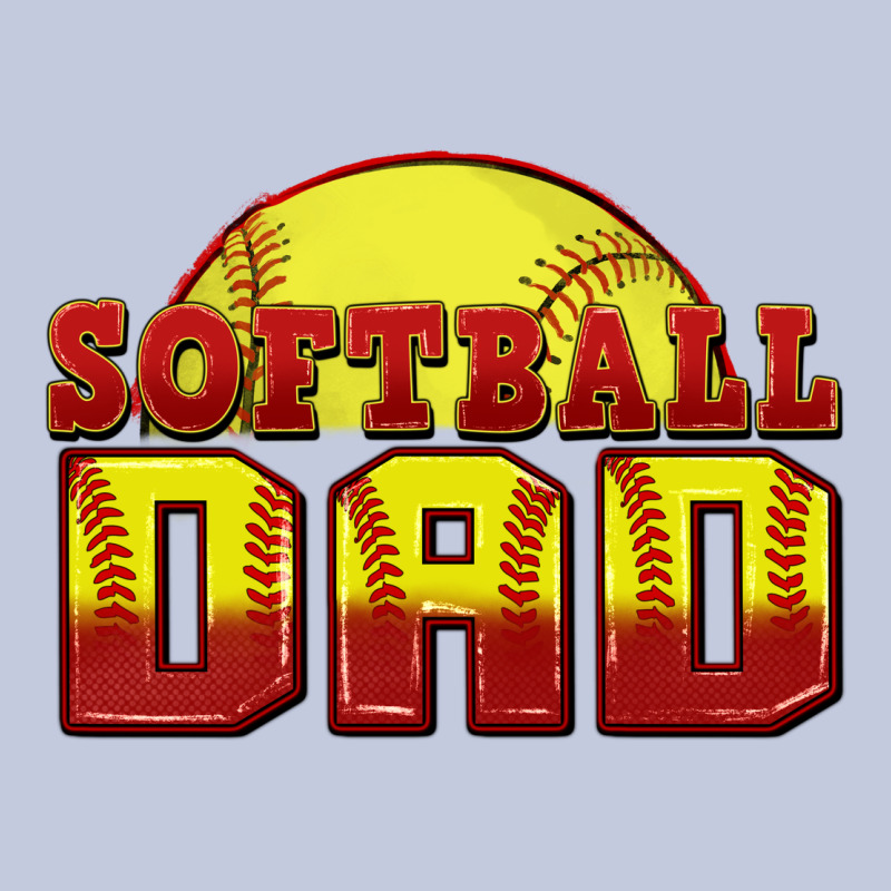 Softball Dad Long Sleeve Tee by Zillion Design Studio | Teevron