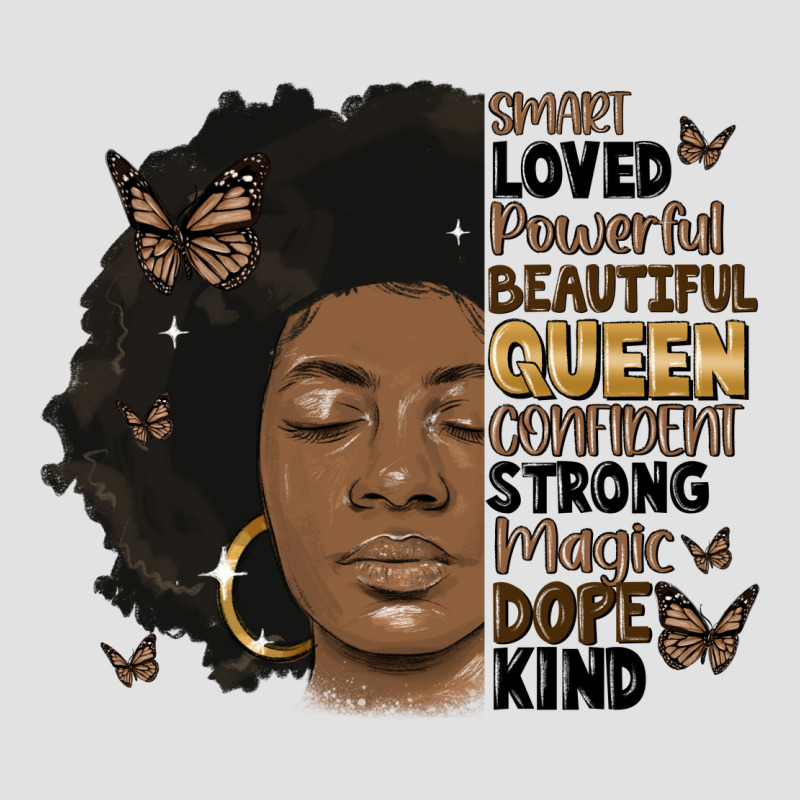 Afro Woman Smart Loved Powerful Premium Hoodie by MaliasSmallBusiness | Teevron