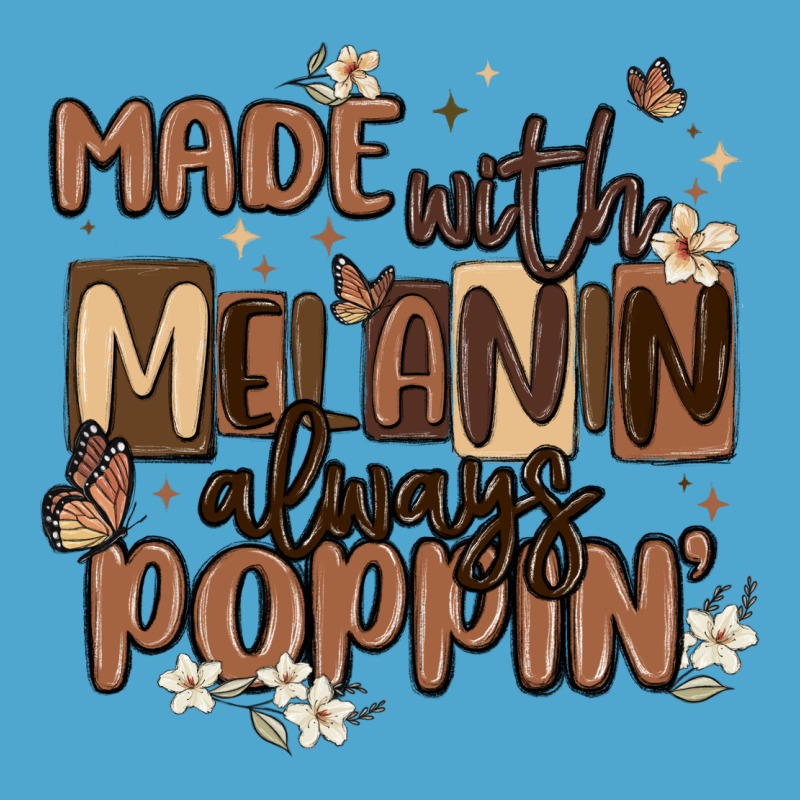 Made With Melanin Always Poppin Premium Hoodie by MaliasSmallBusiness | Teevron