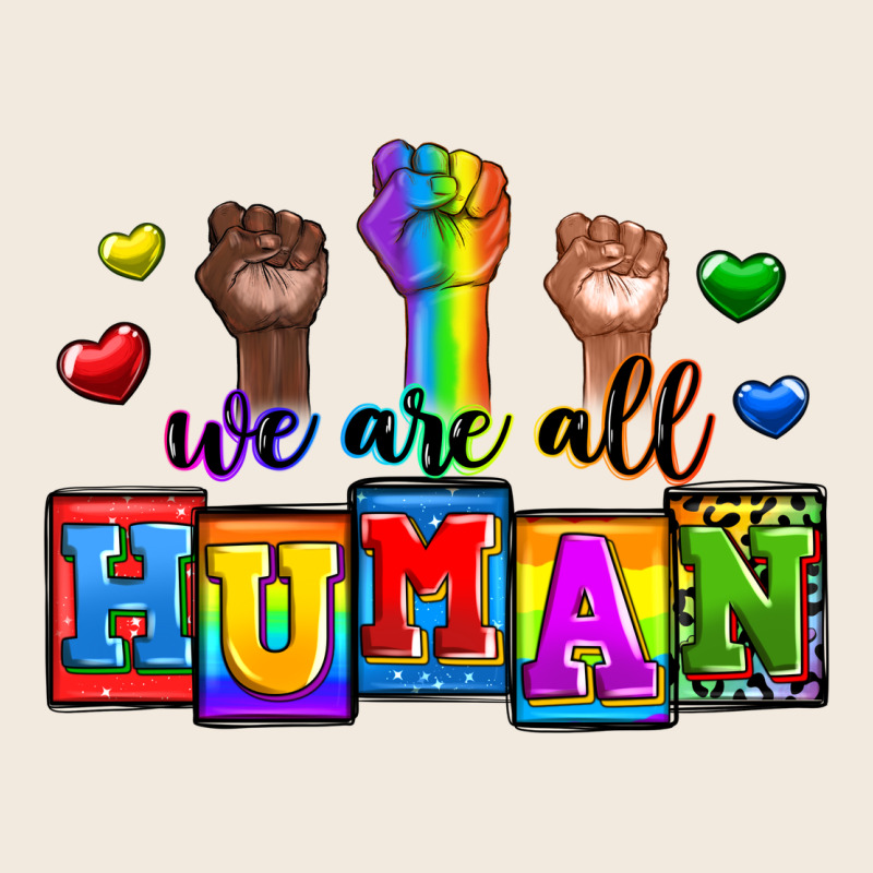 We Are All Human Zipper Hoodie by Zillion Design Studio | Teevron