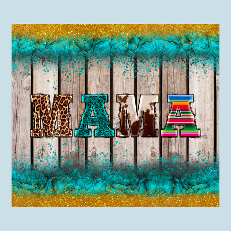 Western Turquoise Mama Ladies Tee by BarkalooDesign | Teevron