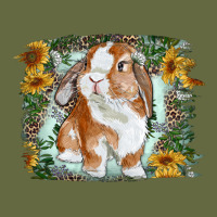 Bunny With Flower Leopard Long Sleeve Tee | Teevron