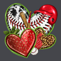 Baseball With Strawberry Hearts Classic Tee | Teevron