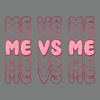 Me Vs Me Premium Hoodie | Teevron