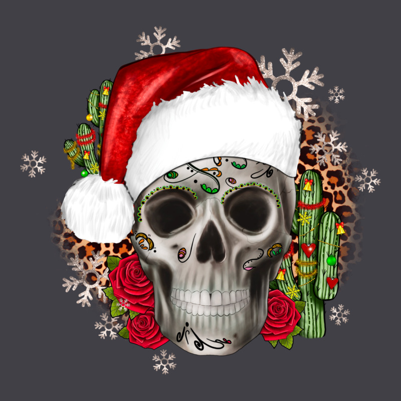 Skull Christmas Cactus Heavyweight Hoodie by JahusDesignShop | Teevron