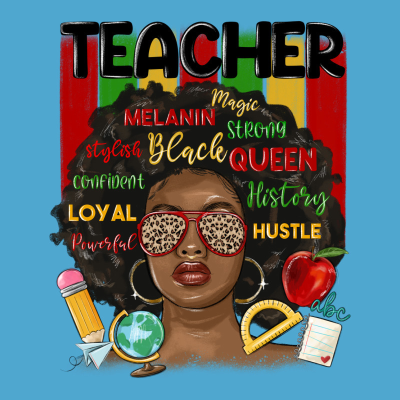 Black Woman Teacher Premium Hoodie by MaliasSmallBusiness | Teevron
