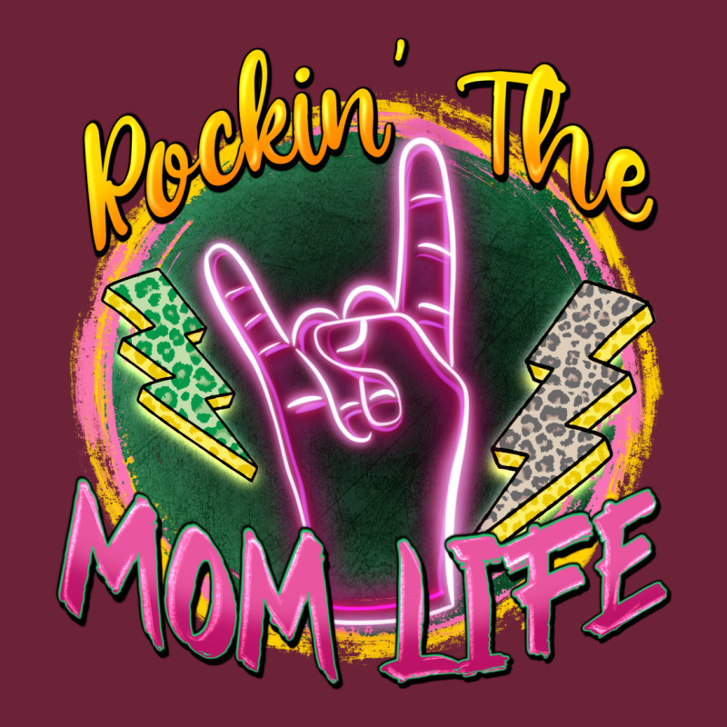 Rockin' The Mom Life Long Sleeve Tee by Zillion Design Studio | Teevron