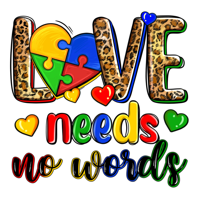 Love Needs No Words Zipper Hoodie by Zillion Design Studio | Teevron