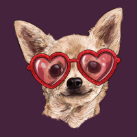 Chihuahua Dog With Love Glasses Long Sleeve Tee | Teevron