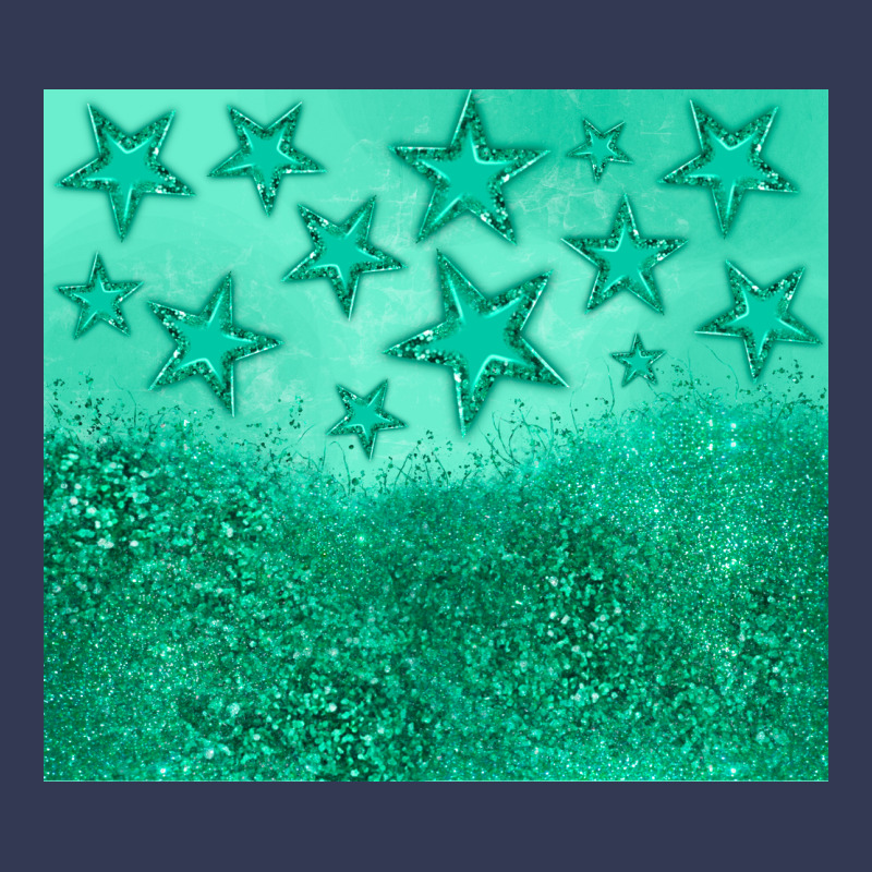 Green Glitter Star Heavyweight Hoodie by JahusDesignShop | Teevron